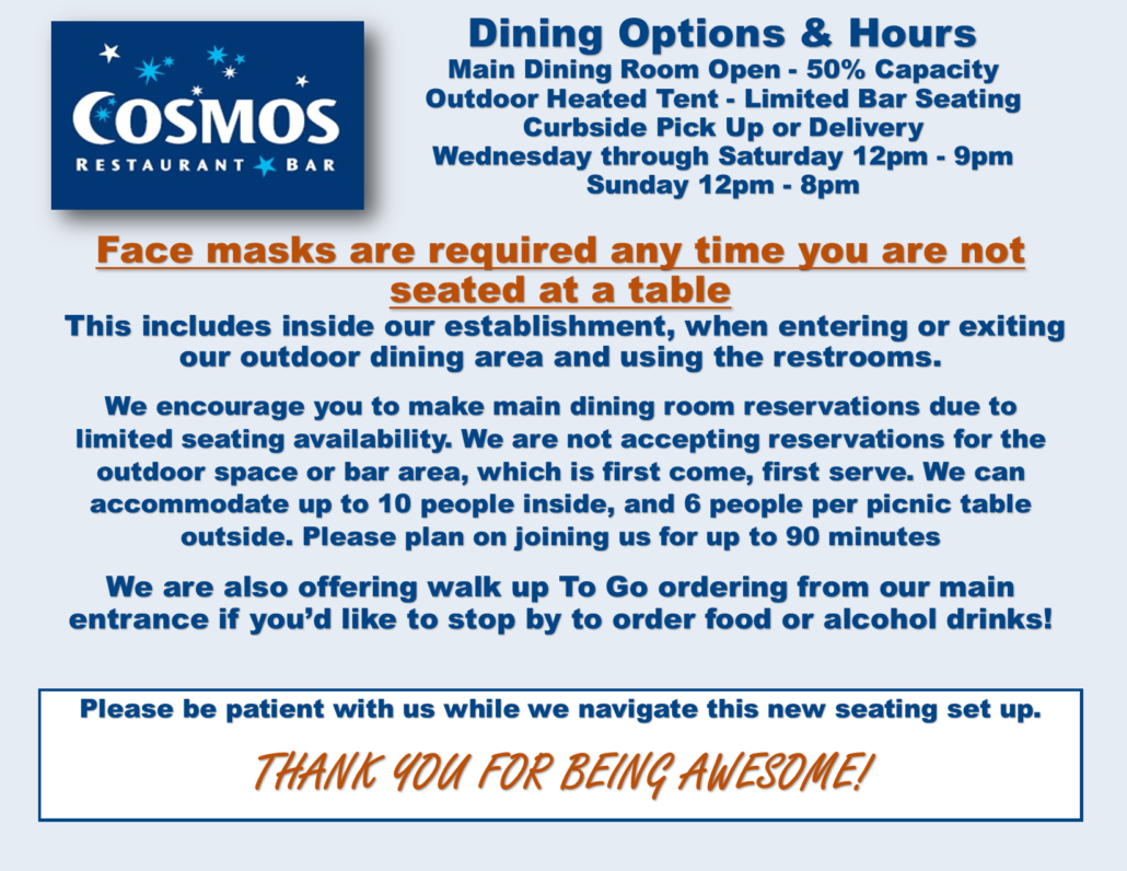 dining options sign 4.2021 with bar