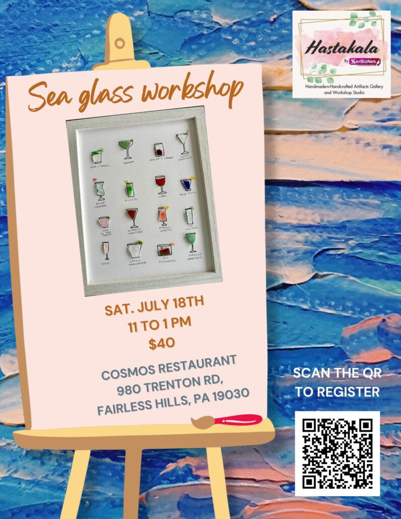 Sea glass workshop-cosmos-july18